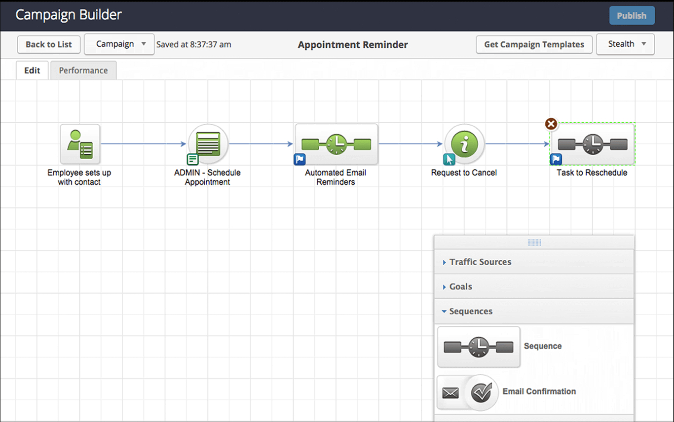 Infusionsoft Campaign Builder