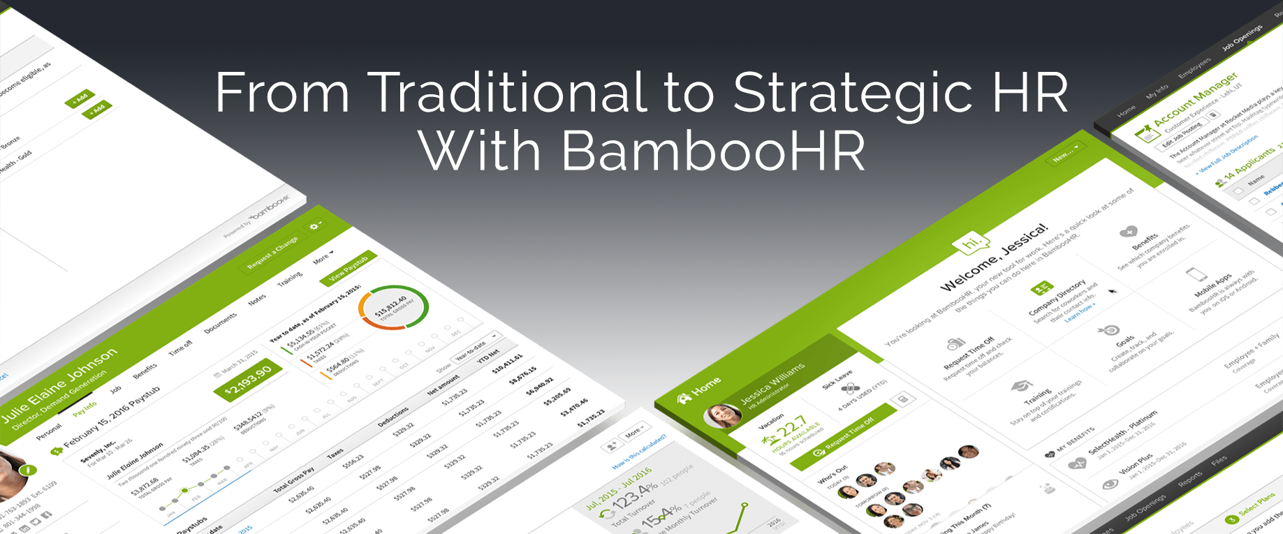 Transition from traditional to strategic HR with BambooHR